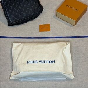 Louis Vuitton Black and Gold Monogram Bag